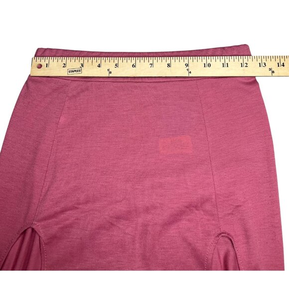 Rag & Bone Womens Pink Maxi Skirt With Side Slits Size XXS - Picture 9 of 12